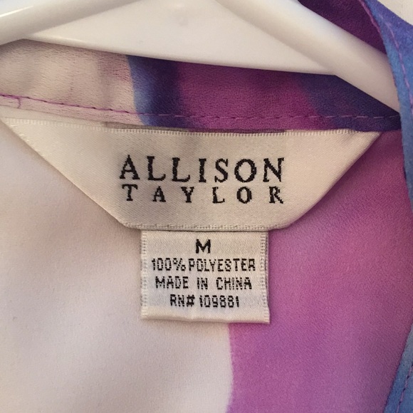 Allison Taylor Button-Up Blouse - Multi-Color - Picture 6 of 6